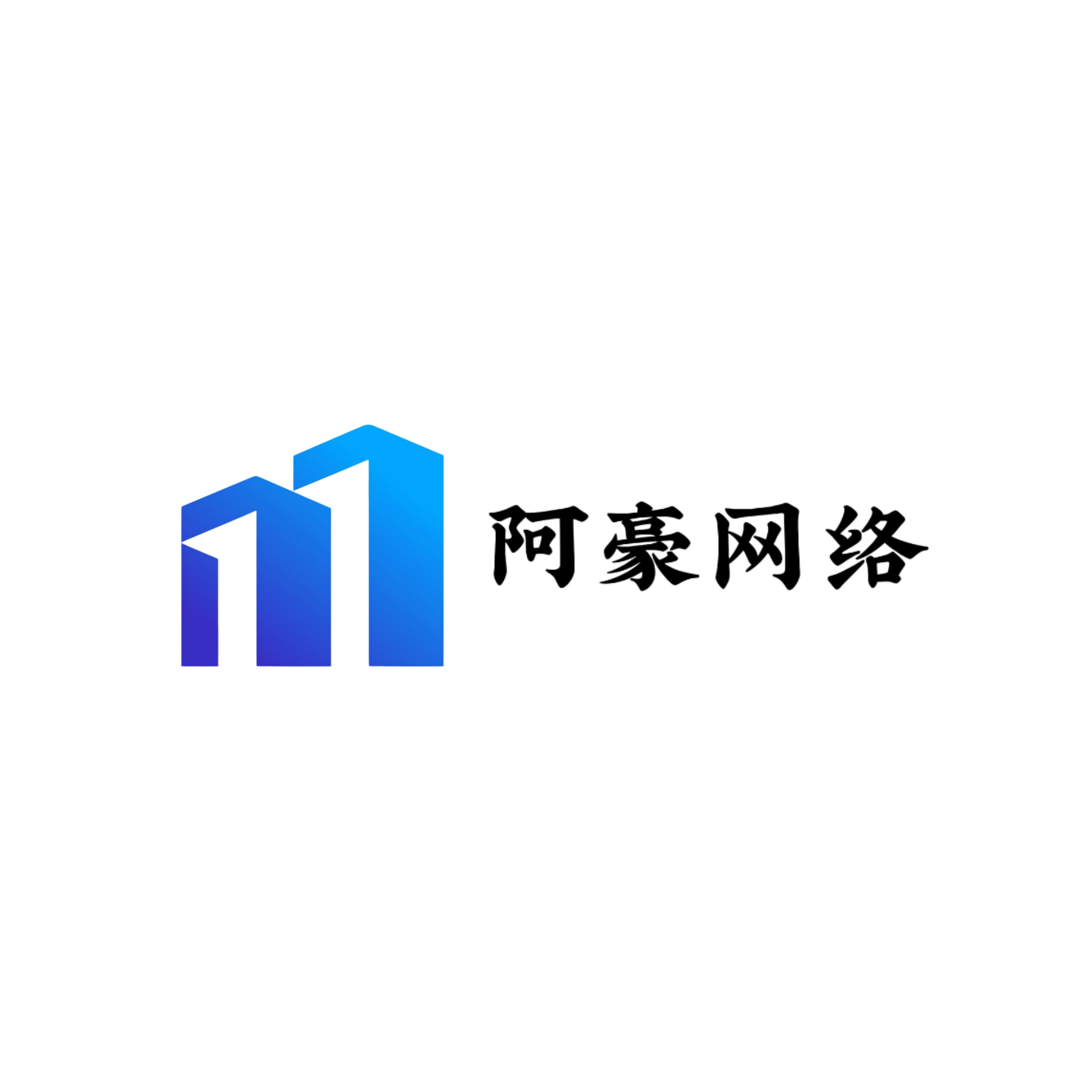 阿豪网络Logo - 专业软件开发服务商